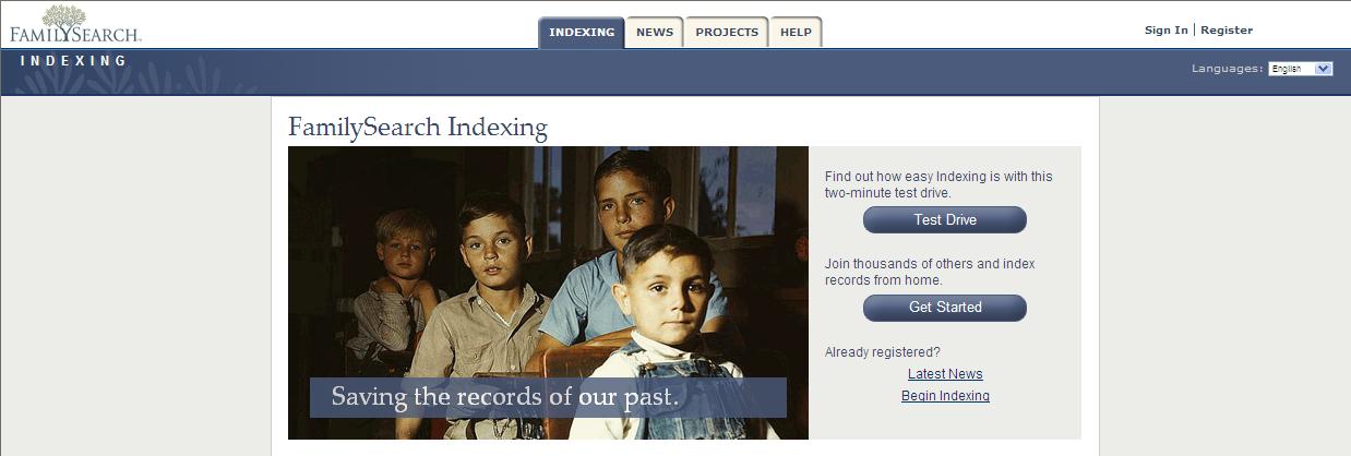 indexing.familysearch.org.