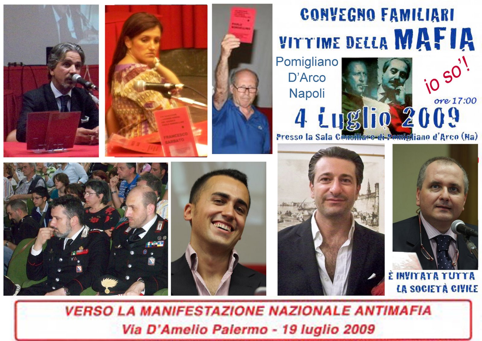 Convegno Antimafia il 4 luglio '09 Pomigliano D'Arco