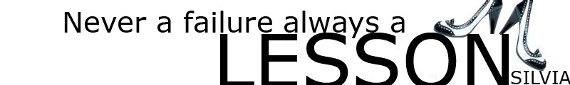 Never a failure always a lesson