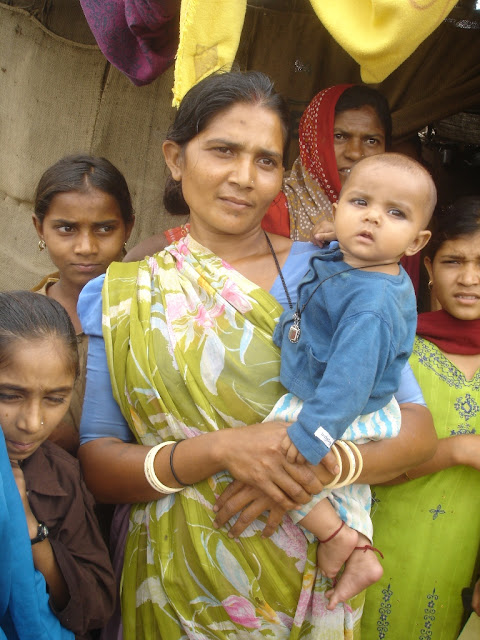 Jakhau Kutch gujarat port woman with baby