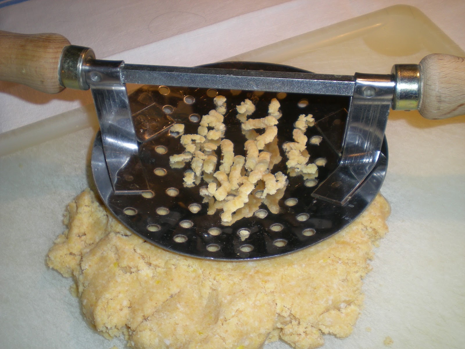 Куриный суп с пассателли (картофелемялка/пресс для теста Tescoma)