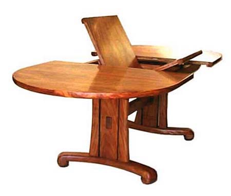Koa wood dining table