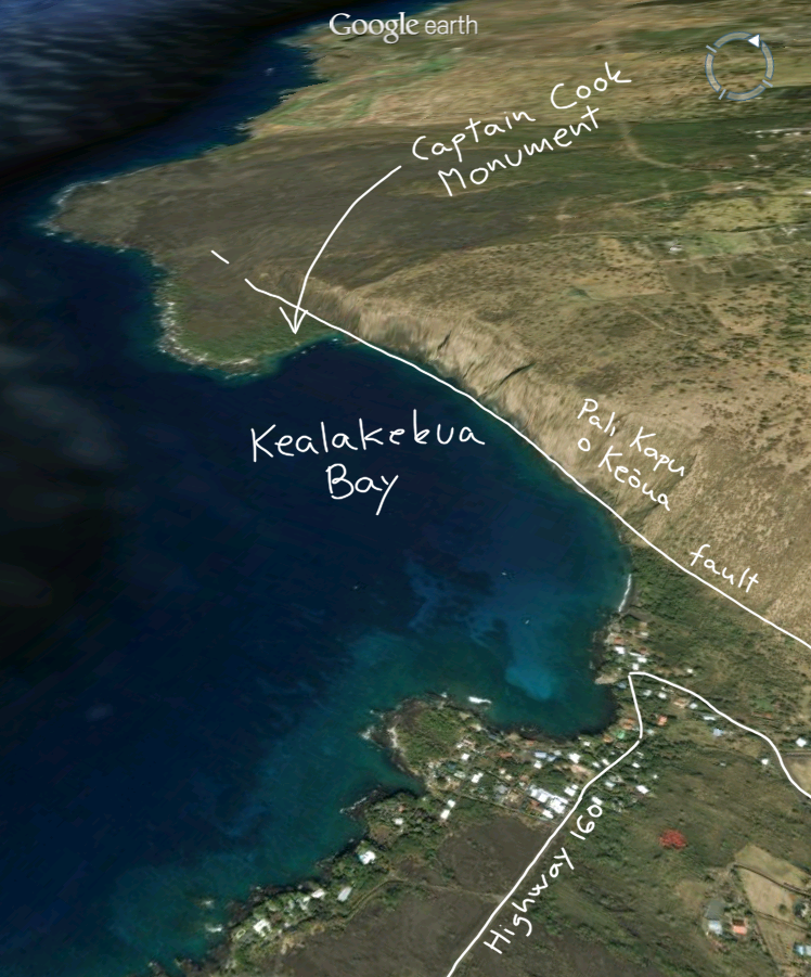 Hindered Settling Snorkeling and geology in Kealakekua Bay, Big Island