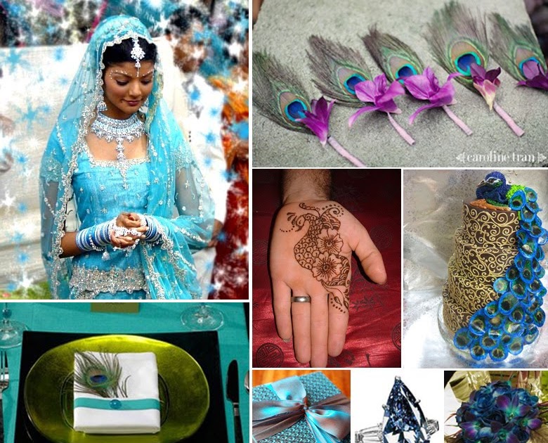 Peacock Wedding Ideas and Supplies: Peacock Themed Indian Wedding
