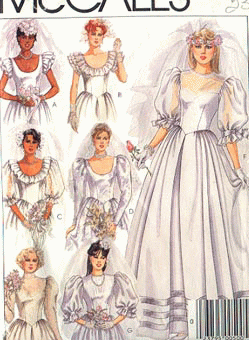 unique wedding dress patterns