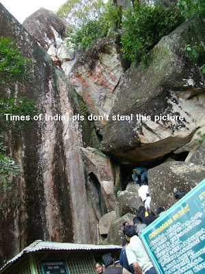 Edakkal Caves entrance, Wayanad Kerala