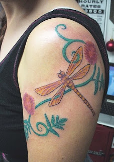 Dragonfly Tattoos hand