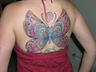 Butterfly Tattoos full back