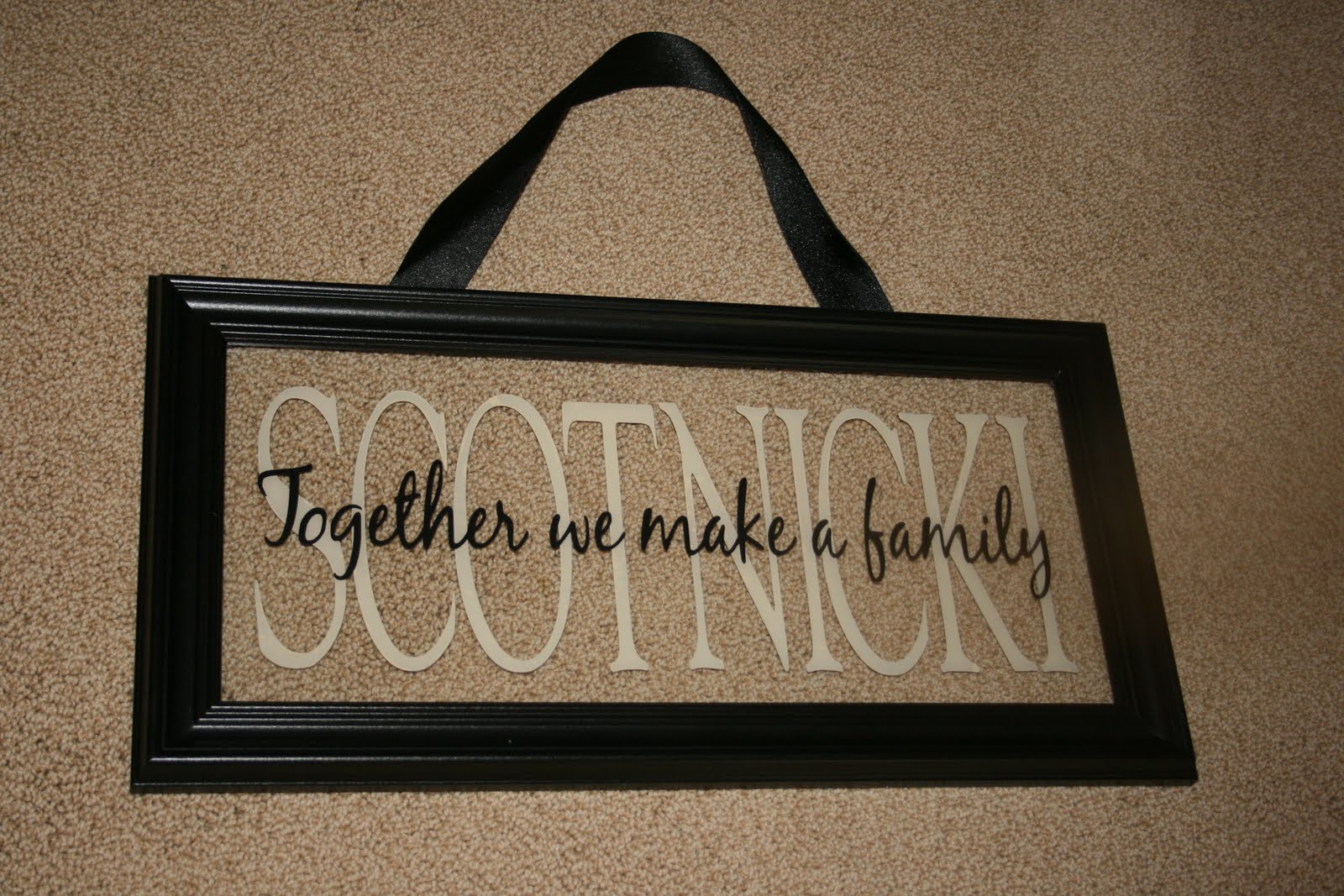 Two And A Vinyl Cutter Custom Family Frames