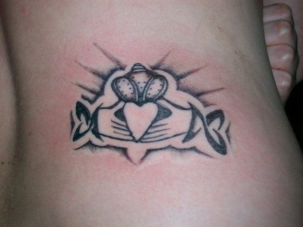I've been waiting all break to reveal the claddagh tattooed to my love 