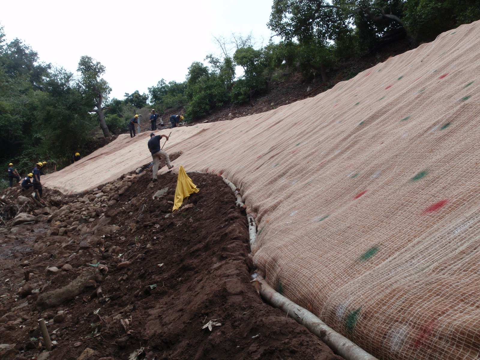 Carpinteria Creek Bank Stabilization October 2010