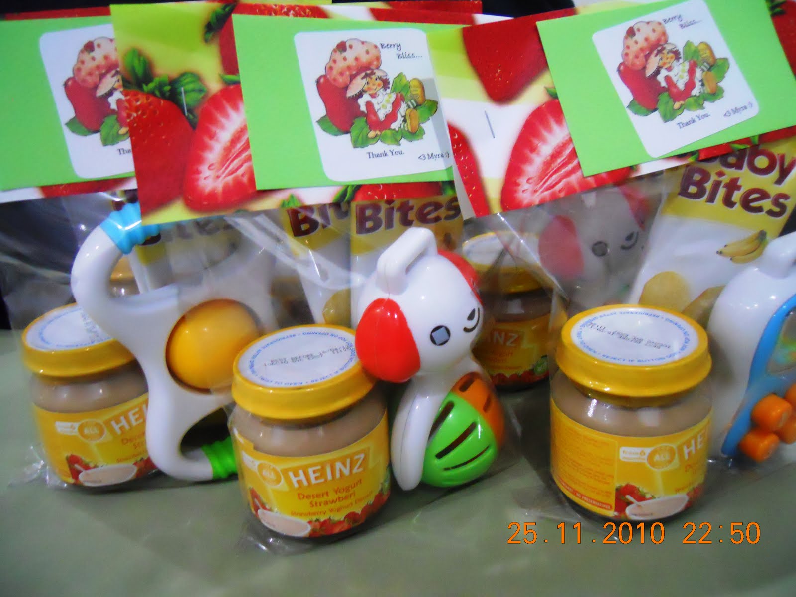 Kids Fun Party MYRA's 4th Birthday SWEET STRAWBERRY Party Packs, Gifts