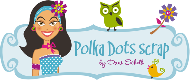Polka Dots Scrap by Dani Schelb
