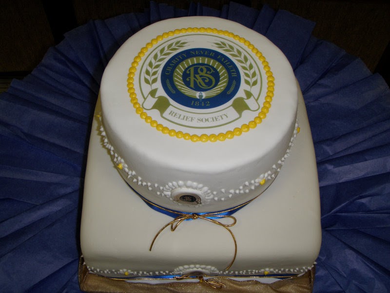 Aubrys Cakes Relief Society Cake Aubrys Cakes Relief Society Cake