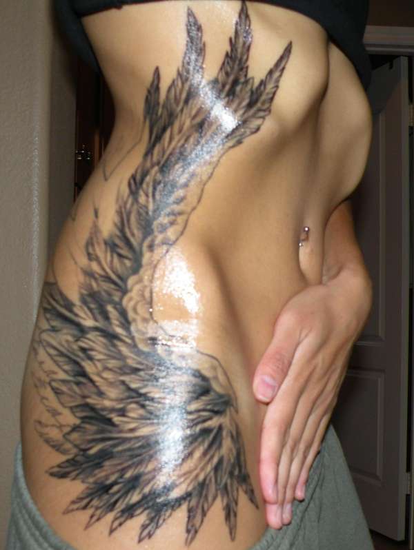 tribal wing tattoo. 2011 Tribal tribal wings with