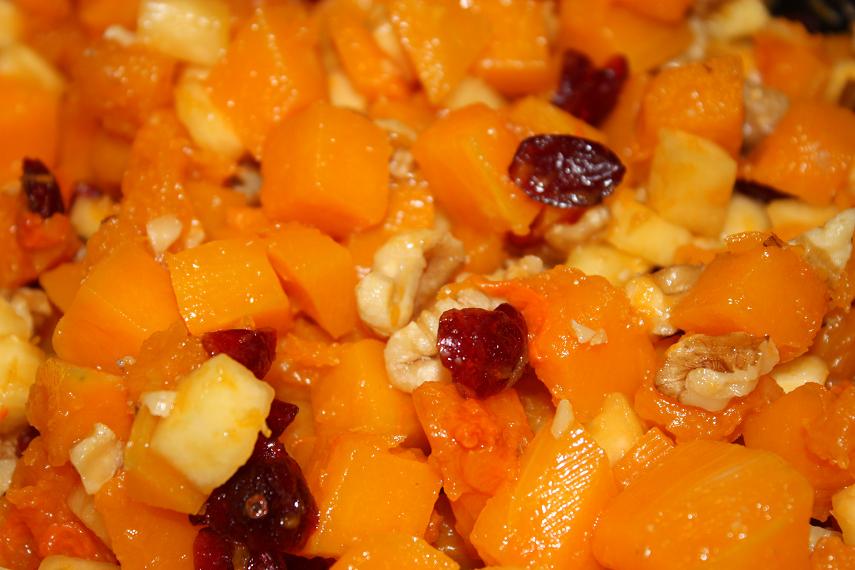 Vegan Epicurean Butternut Squash, Pineapple, Dried Cranberries and