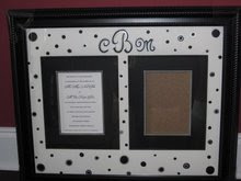 Personalized Double Photo Mat & Frame