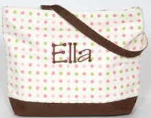 "Skittles" Canvas Diaper Bag