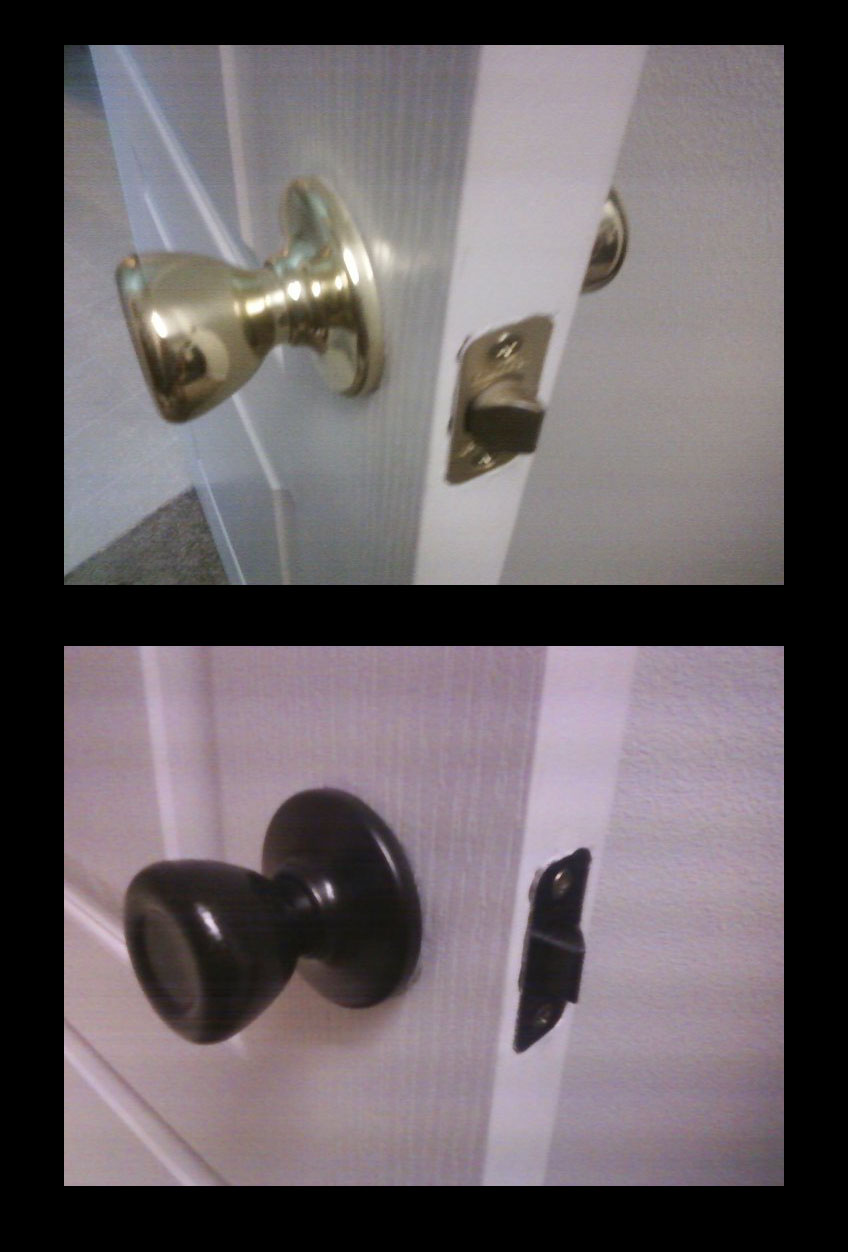 update doorknobs