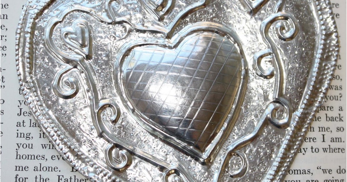 Art du Jour by Martha Lever Metal Embossed Puffy Heart