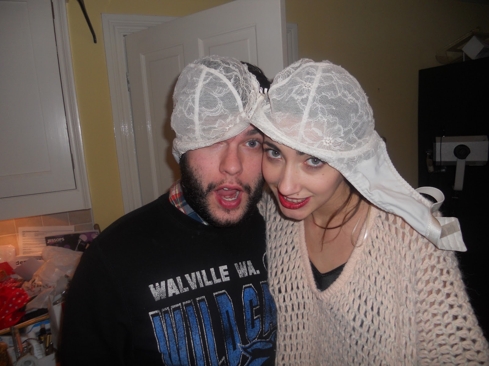 365 Reasons To Smile (2011) 14. My Bra as a Double Hat!!!