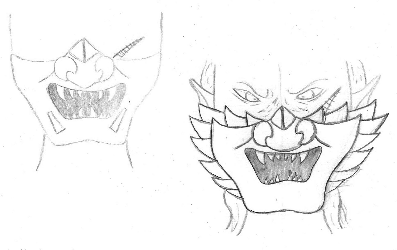 Cartoon Dragon Mask