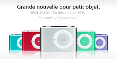 iPod Shuffle 2 Go Dispo sur lAppleStore France ipshf2 iPod Shuffle 2 Go Dispo sur lAppleStore France