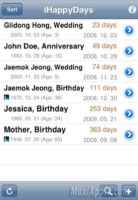 iHappyDays iPhone iPod Touch : Pour ne Plus Oublier (gratuit) iHappyDays iPhone iPod Touch : Pour ne Plus Oublier (gratuit)