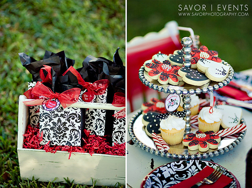 Damask Valentine Birthday Party
