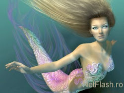 Sirena cu privire hipnotizata