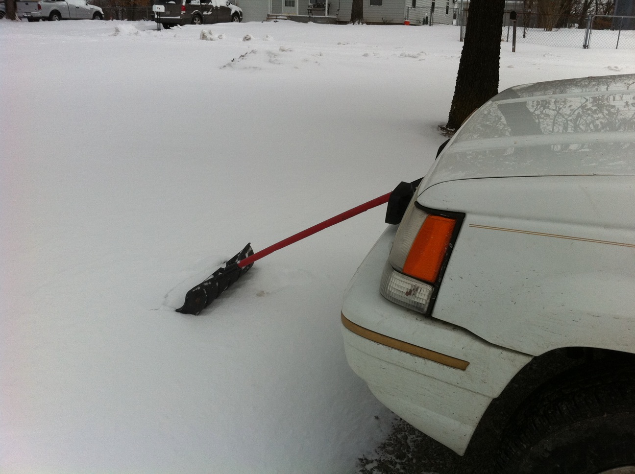 Home Made Snow Plow.