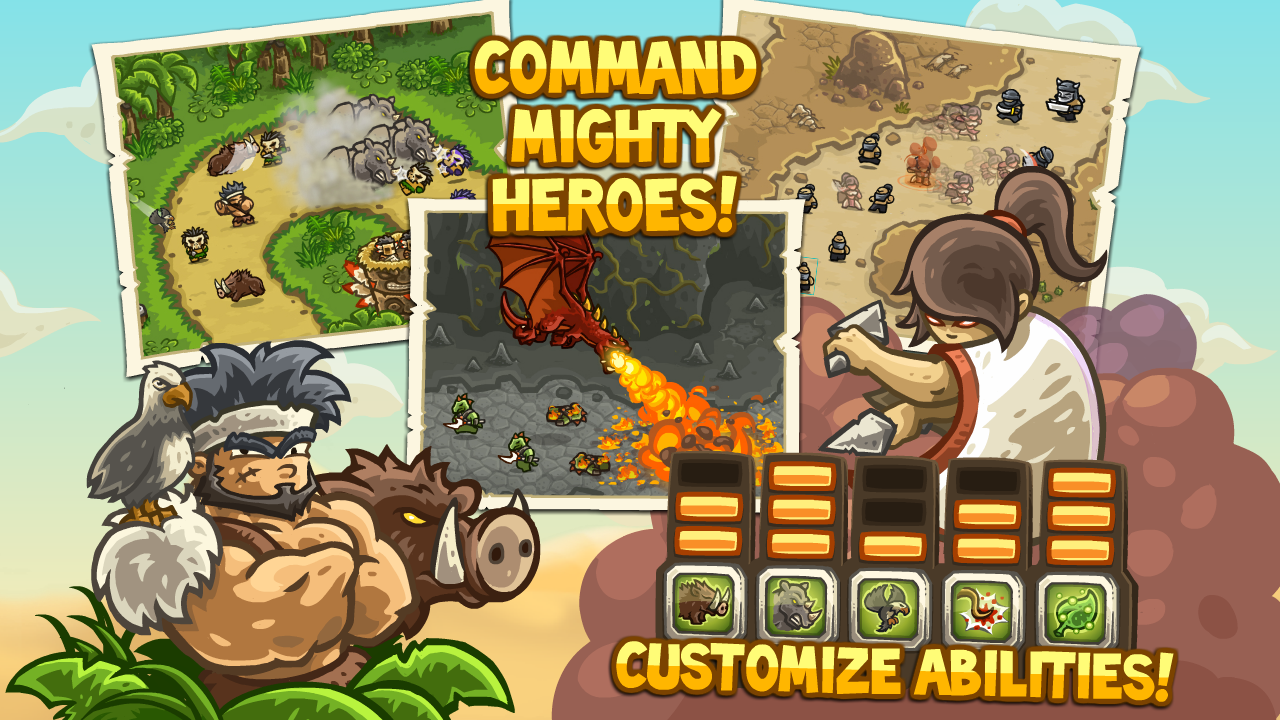 How to unlock heroes Kingdom Rush Android