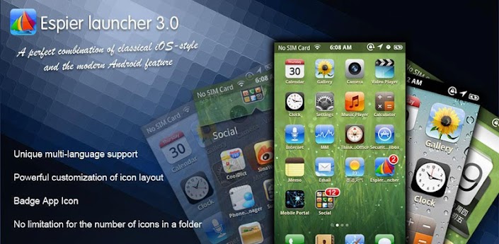 Espier Launcher Apk v3.0.5