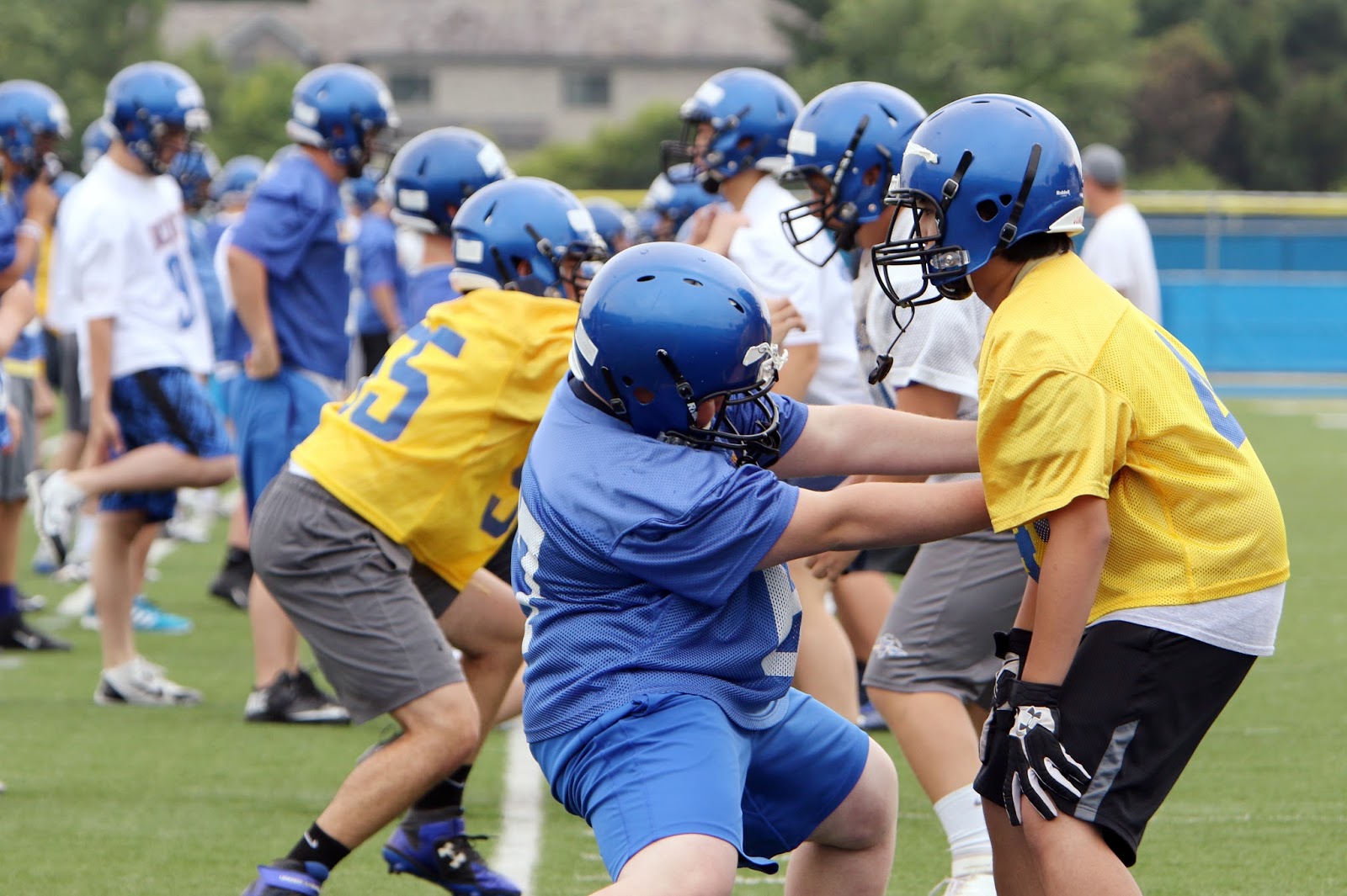 Mark Kodiak Ukena: Lake Forest High School Summer Football Practice