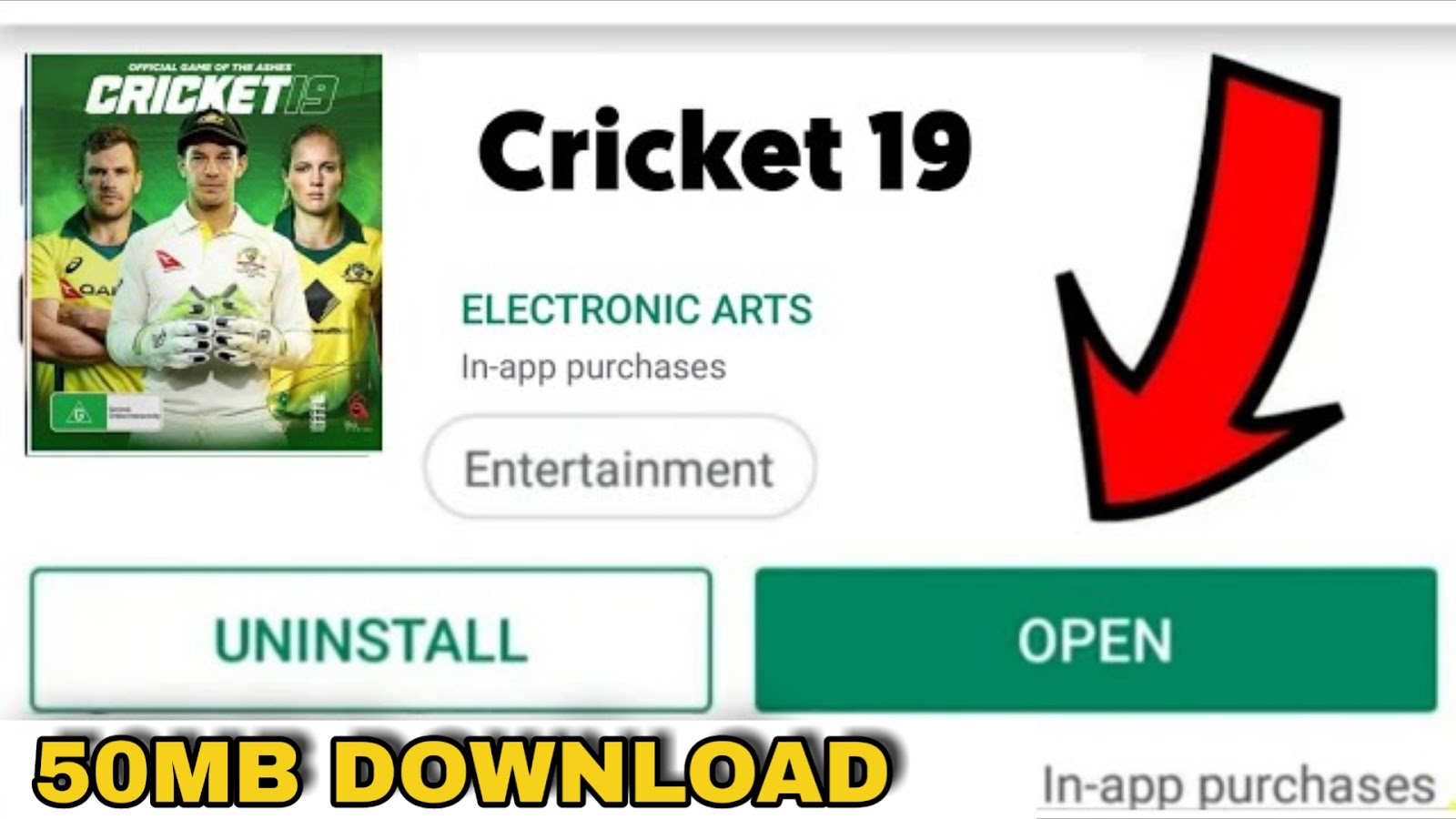 [50MB] HOW TO DOWNLOAD CRICKET 19 ON ANDROID FREE 2020 CRICKET 19