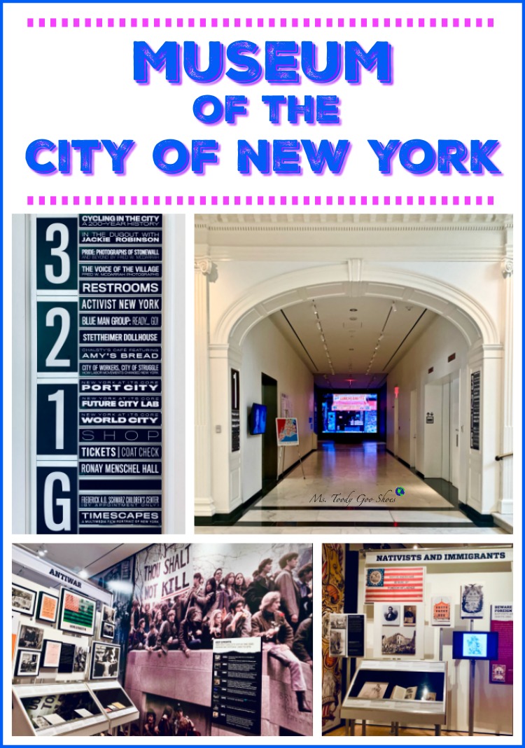 Interested in the history of New York City? Visit the Museum Of The City Of New York | Ms. Toody Goo Shoes