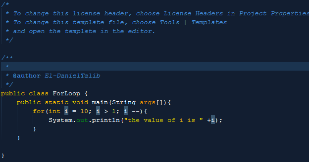 For loop in Java with example - katsolAgency