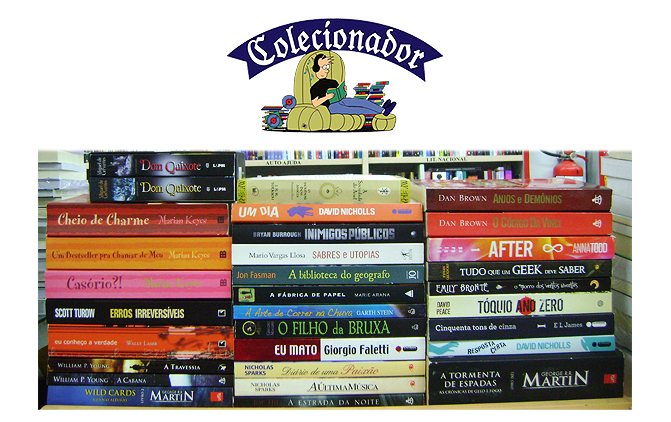 LIVRARIA COLECIONADOR: SEBO COLECIONADOR LIVROS USADOS!!!