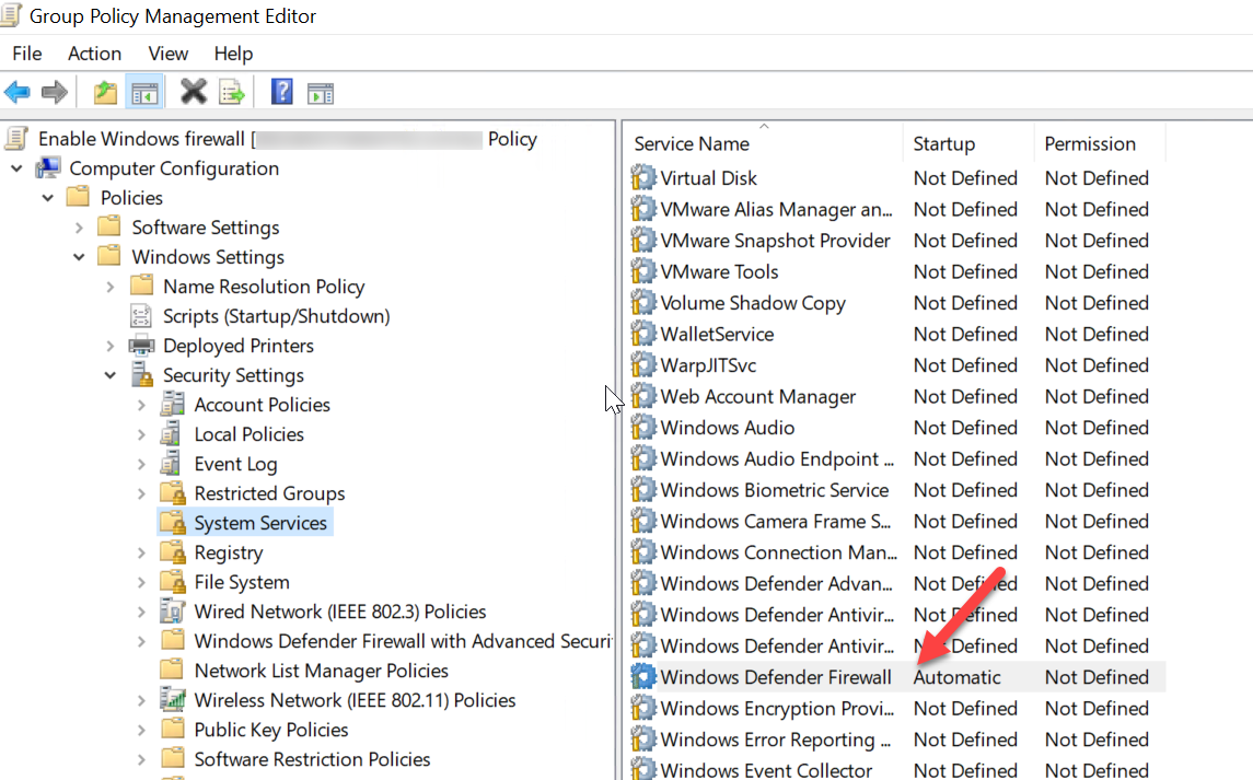 Group Policy Firewall trên Domain Controller