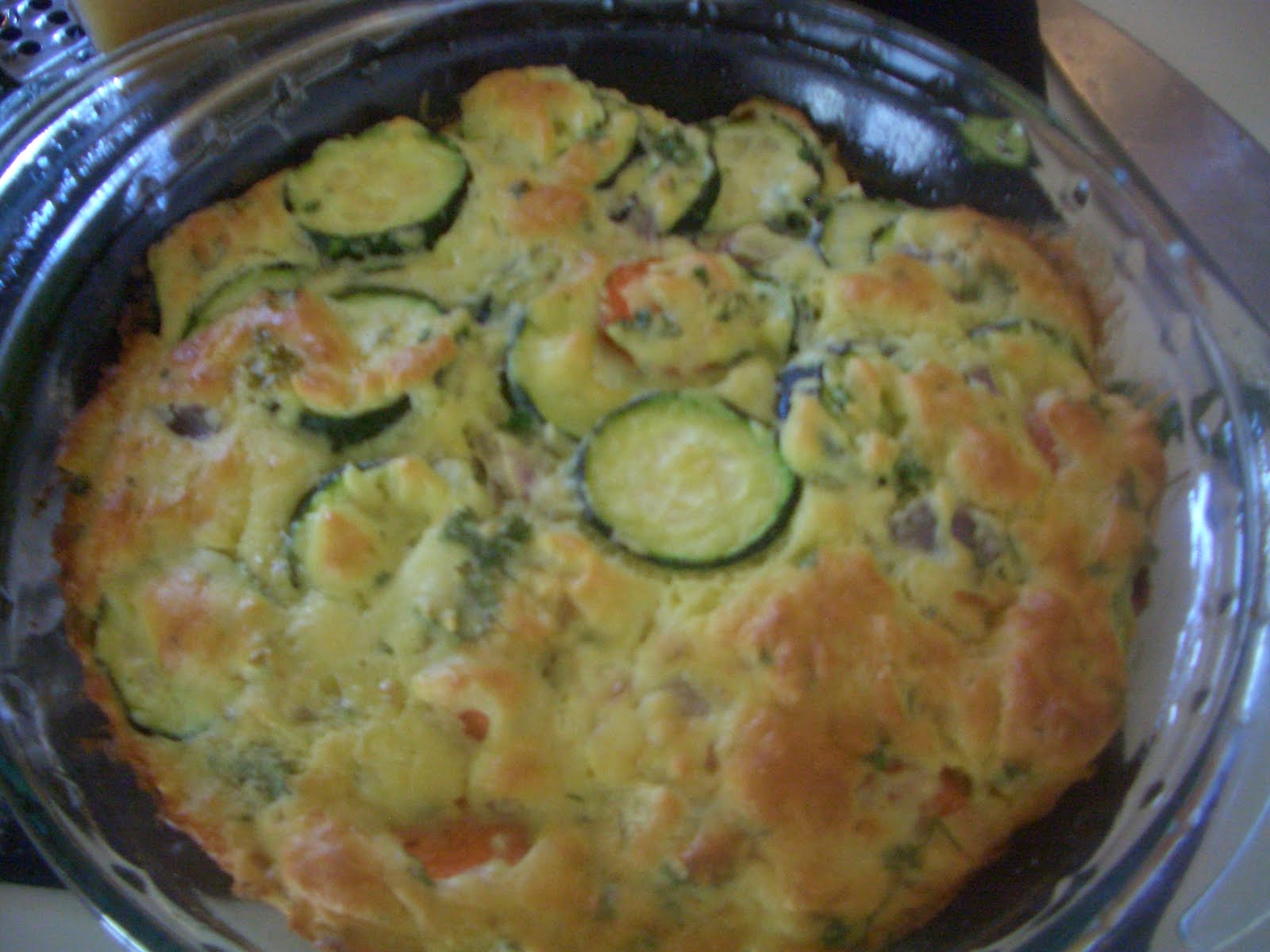 Gluten Free AZ Delicious Zucchini Biscuit Quiche
