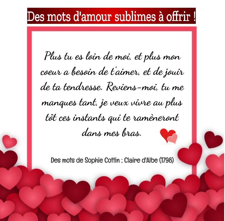 Quel est le plus beau mot d'amour ?