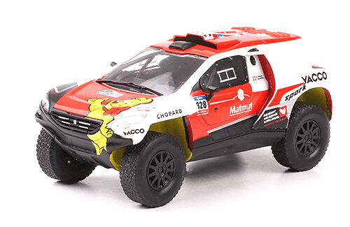 coleccion dakar 2 la nacion argentina, coleccion dakar 1:43, peugeot 2008 dkr 1:43 romain dumas