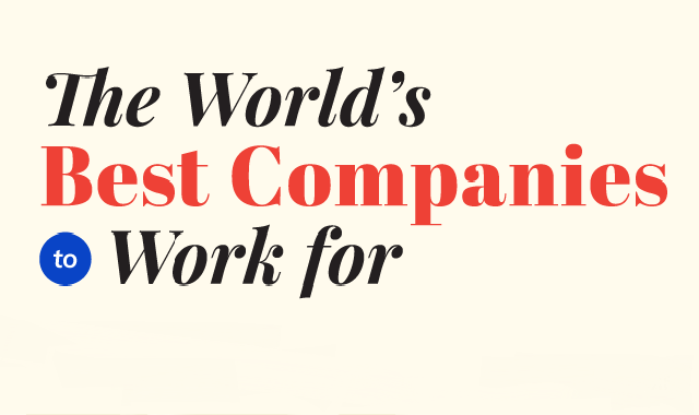 The World's best Companies to Work For #Infographic - Visualistan