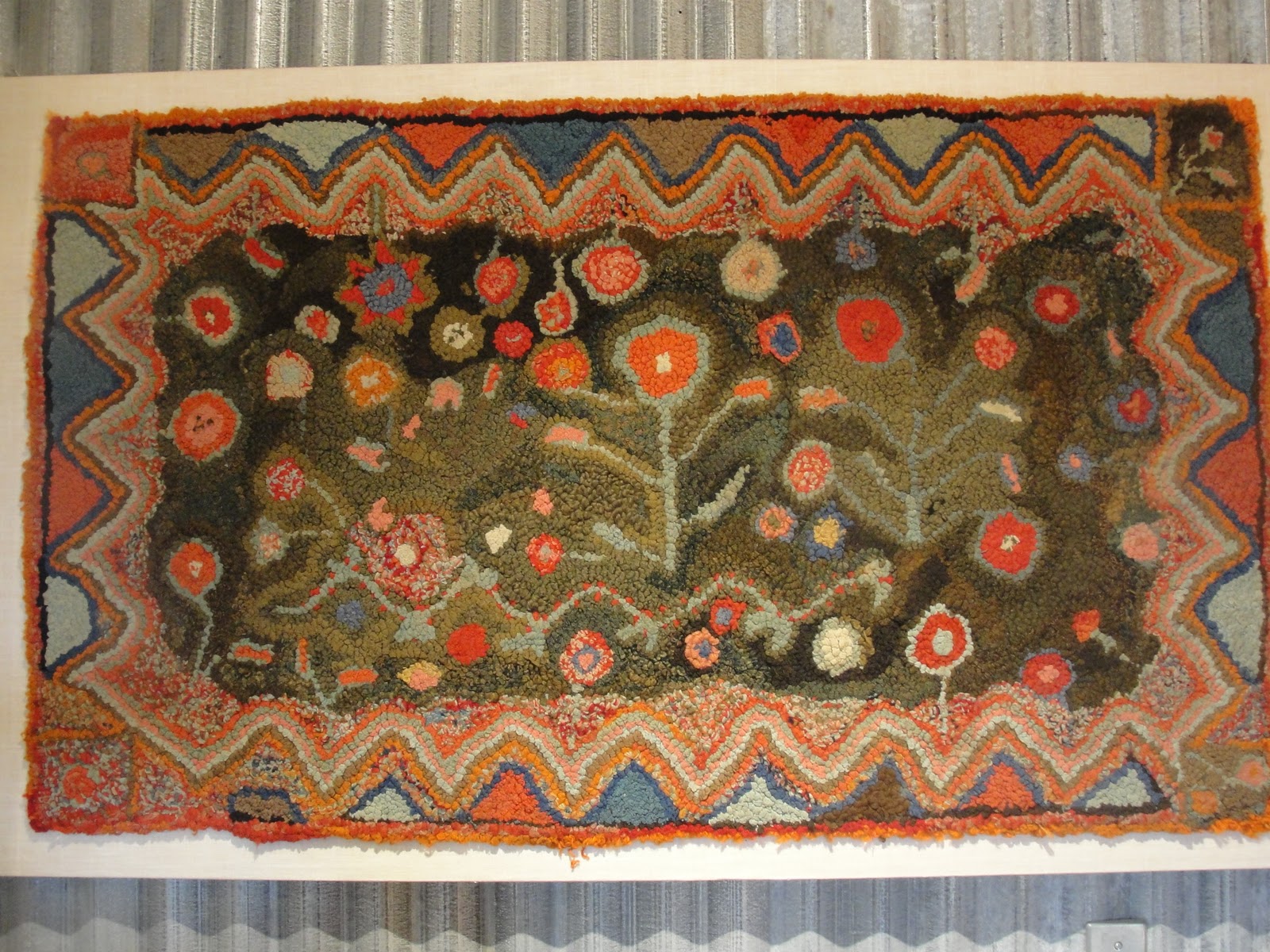 Art Spirit Hooked rugs at "Just Folk"