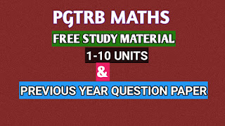 Pgtrb maths