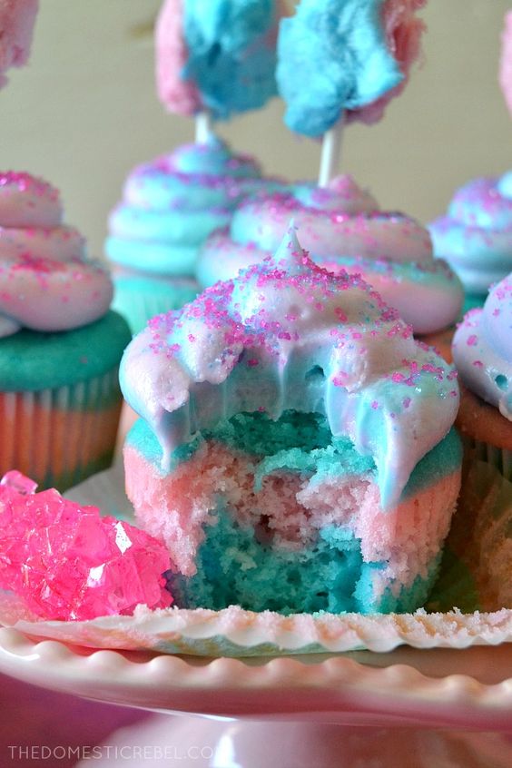 The Best Cotton Candy Cupcakes Recipe 22