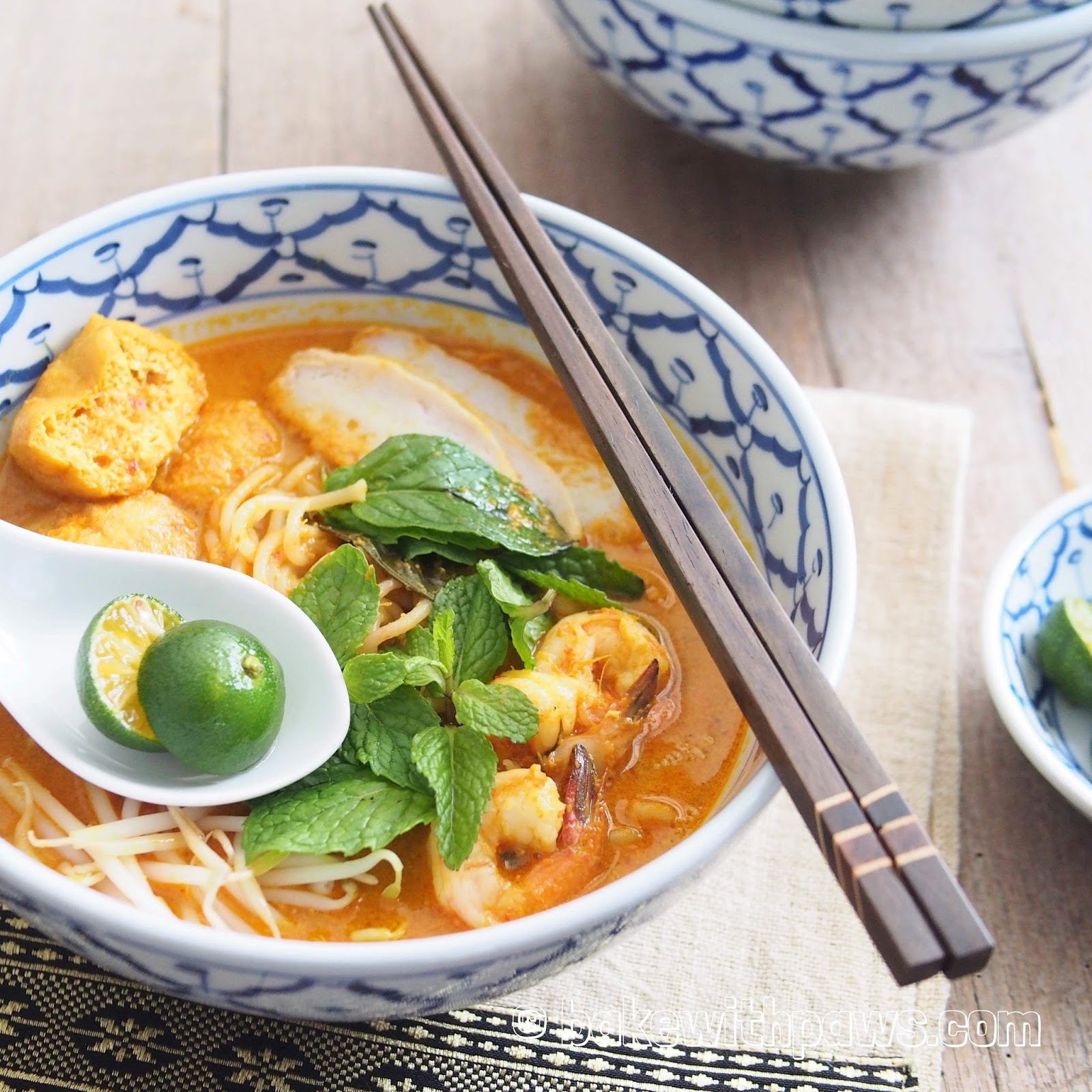 Curry Noodles BAKE WITH PAWS