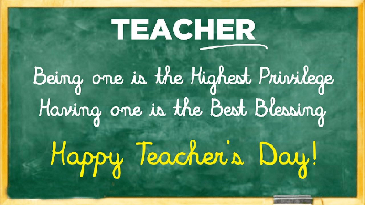 50+ Happy Teachers Day Quotes Wishes Message Thought - QuotesForLife.in
