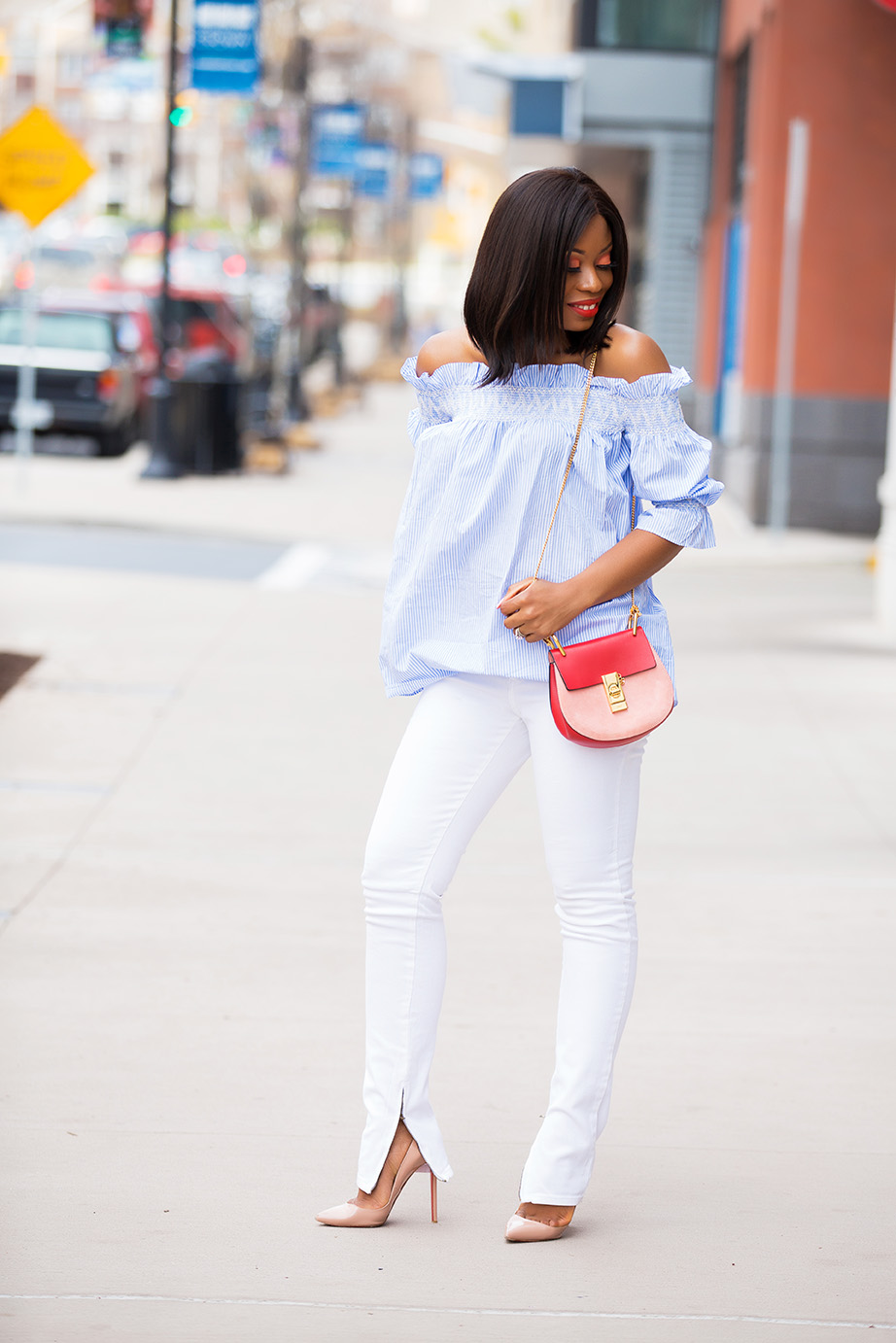 How to Style White Jeans - So Heather | Dallas Fashion Blogger