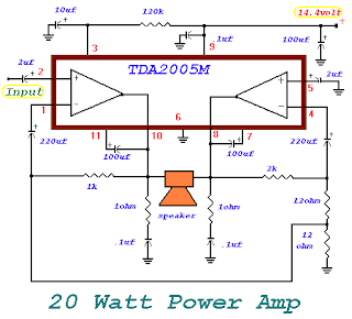 Skema amplifier 20 watt